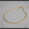 Pendant Necklaces & Jewelry Drop Delivery 2021 Pendants Blogger Savi Same Square Snake Bone Chain, The Beauty Of Soft Curve, Simple And Versa