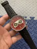 2021 Высококачественные мужские роскошные часы Six Stitches Series All Dials Work Mens Quartz Watch Top Brand Clock Round Shape Fashion подарок 222c