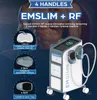 サロンの使用EMS療法スリミング垂直5ハンドルemslim neo high rensity focused elecromagnetic build muscle body sculpting machine with rf