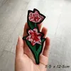 High-q 1 pezzo di fenicottero farfalla fiore rosa toppe per abbigliamento ferro su badge vestiti ricamo cucito adesivo strisce applique