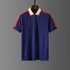 Heren poloshirt Merk Grote maten katoenen poloshirt Heren Slim Fit merkkleding Zwart effen poloshirt