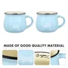 Кружки 2 шт. Нежные кофейные чашки Креативные керамические чашки для воды Простые