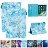 Cartoon Leather Cases na iPad 10.2 10.5 Pro 11 Air4 10.9 Air Air2 5 6 8 Mini 1/2/3/4 / 5 Tygrys Motyl Kot Morze Ocean Tower Panda Flip Cover