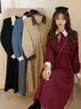 Fairy Vintage Dres осень с длинным рукавом ретро французское элегантное платье женское повседневная партия корейский 210915