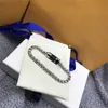 Fashion Steel Leather Perfume Bottle Link Chain Bracelet Lovers Bracelets for Coupon With Gift Retail Box In Stock SL008211Z