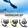 Alta qualità 12 colori Maschere per immersioni subacquee professionali Set per lo snorkeling Gonna in silicone per adulti Occhiali antiappannamento Occhiali Nuoto Attrezzatura per piscina da pesca Disponibile