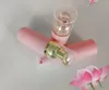Pompe à mousse en plastique rose de 60ml, rechargeable, vide, bouteille cosmétique, nettoyant pour cils, distributeur de savon, bouteilles de shampoing, SN5468, 50 pièces