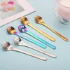 Cute Dog Paw Spoon Stainless Steel Dinnerware Cartoon Cat Claw Golden Tableware Dinner Decorations Coffee Tea Spoons3456176