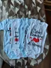 Clearance Sale 5PCS/Lot Random Short Sleeve Vest Unisex Baby Girl Clothes Cotton 0-12M born Boy Jumpsuit Cartoon 210816