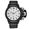 2021 New Fashion Mens Zegarki ze Skórzanym Zespół Sportowy Chronograf Kwarcowy Zegarek Kwarcowy Mężczyźni Relogio Masculino Reloj Hombre Montre Homme G1022