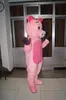 ハロウィーンカーニバルパーティーサポートのカスタマイズのための実際の絵の豚人形マスコットの衣装の派手なドレス