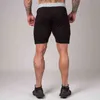 Calções de Algodão Mens 2018 Novas Academias De Moda Casual Fitness Bodybuilding Calças Curtas Jogador Masculino Jogger Comprimento Do Joelho Dormir Sweatpants H1210