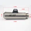 Układ wydechowy motocyklowy 60 mm Universal Vent Rura z stalą nierdzewną 350 mm zmodyfikowaną dla ATV Street Bike2496