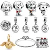 2022 YENİ S925 STERLING Silver Magic School Tren. Dollhouse Elf. Charms boncuk maskot bilezikler bayan mücevher Noel diy hediyesi9366543