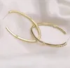 Orecchini a cerchio oro / argento colore per le donne grande cerchio orecchino 925 argento sterling gioielli da sposa accessori partito regali