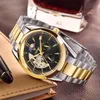 Chenxi Mens Watches Luxury Tourbillon Design Automatic Mechanical Watch Top Brand Business Retro Wristwatch Relogio Masculino Q0524