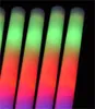 LED Foam Stick Colorful Flashing Batons Red Green Blue Light Up Sticks Festival Party Decoration Concert Prop 771 X29906277
