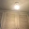Винтажные потолочные светильники Современный декор северной ретро -железной лампы для гостиной черно -белый чердак E27 Home Light Cage office 2.5