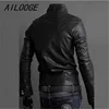 Ailooge Classic Style Motorcycling PU METTER GIACCHETTI UOMINI MASCHIO MASCHIO MACCHI