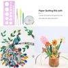 Kit d'outils de Quilling en papier pour bricolage, modèle, planche de moule, aiguilles, pincettes, artisanat fait maison, outil de décoration, autres Arts, 256M