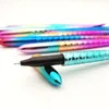 Fashion Kawaii Colorful Mermaid Pens Student Writing Gift Novelty Mermaid Ballpoint Pen Stationery School Office Supplies RRD11935