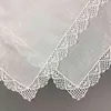 Set of 12 Fashion Bridal Handkerchiefs 12x12"White Cotton Crochet Lace Hankie Ladies Hanky Vintage Wedding Handkerchief