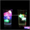 Favor Event Festive Supplies & Garden Gadget Led Coaster Flashing Bulb Cup Mat Colorful Light Up For Club Bar Home Party Holiday Dde3633 272