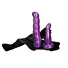 Lesbienne Strapon Double gode pour femme harnais Ultra élastique ceinture ventouse pénis réaliste Anal Sex Toy Les Couple Y2011185775197
