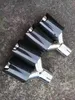 2 ST Carbon Fiber Avgas Twin End Pipes för BMW 92MM OUTLET M prestanda Dual Tips