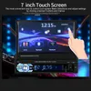 Car Audio Radio MP5 Player 9601G 1DIN Autoradio 7" HD Retractable Touch Screen Stereo SD FM USB With Rear View Camera