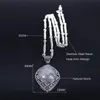 Colares pendentes 2021 flor de vida flash stone prata cor de aço inoxidável colar mulheres/homens boho colares de jóias de mujer nx