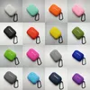 Silicone Case Soft Ultra Thin Protector For AirPods Pro Cover Earphone Cases Anti-drop Earpods Clothing With Hook Retail Package Mixed Colors DHL FEDEX FREE