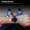 Lyxig rostfritt stål Smart Watch Cardio för män Kvinnor med blodtryckshastighet Mätning Fitness Armband Sport Vattentät Armbandsatch Fit iOS Android