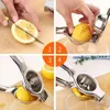 Rvs Citrusvruchten Squeezer Perswerk Gereedschap Metalen Handleiding Citroen Orange Juicer Hand Press Citroenen Clip Juicers Rre10748