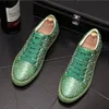 Ny Luxury Rhinestone Designer Herrskor Punk Hip Hop Casual Platform Flats Zapatillas Hombre B21