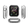 Pour iWatch 5 4 Case 40mm 44mm 38mm 42mm Clear Soft TPU Cover Series 1 2 3 Protecteur d'écran pour Apple Watch 4