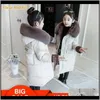 Cappotto Outwear Baby Baby Maternità Drop Delivery 2021 Moda Bambini Inverno Piumino in cotone Abbigliamento ragazza Abbigliamento per bambini Caldo spesso Parka Fu