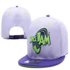 SpaceJam 가죽 챙 TOUCAS GORROS 야구 모자 힙합 스포츠 스냅 백 모자 Chapeu de Sol Swag 남자 여성