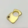 10mm Thick Brass Key Ring Wire Drawing Pure Copper Quick Hanging Edc Self Defense Finger Tiger LEBF72718415906193487