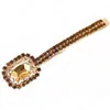 Bling Crystal Hairpins Headwear för Kvinnor Flickor Rhinestone Hair Clips Pins Barrette Styling Tools 6 Färger