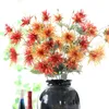 Couronnes de fleurs décoratives 82cm griffe de crabe chrysanthème fleur artificielle haute qualité soie maison décoration de mariage fausse branche de plantes