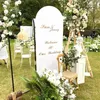 Decorazione per feste Schermo in ferro battuto Arco per matrimoni Tubo a forma di N Supporti per fiori Puntelli in metallo Sfondo Decorazioni artificiali9060143