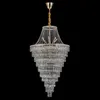 WETOGE crystal stair chandelier lights height 80cm 100cm 130cm 180cm 200cm luxury contemporary long led pendant lighting for villa hotel duplex church decoration