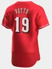 2024 Custom 7 Spencer Steer Jersey 29 TJ Friedl 44 De La Cruz 19 Joey Votto 37 Tyler Stephenson 6 Jonathan India 9 Matt McLain Noelvi Marte Jose Barrero Maglie da baseball