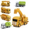 Engineering Model Diecast Auto-traagheid Graafmachine Kraan Dump Truck Stad Bouw Voertuig Speelgoed voor Jongen