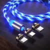 flowing led micro usb cable
