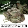 야외 모자 군사 위장 부니 모자 태양 보호기 페인트 볼 군대 훈련 낚시 사냥 하이킹 모자 전술 나