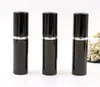 100pcs Refill Bottle Black color 10ml Mini Portable Refillable Perfume Atomizer Spray Bottles Empty Bottles Cosmetic Containers