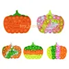 Halloween citrouille forme Push Fidget jouets enfants Kawaii enfants Antistress bulle bureau décompression cadeau éducatif