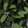 装飾的な花の花輪の自然な空気乾燥リアルタッチ乾燥サムLeucalyptusの葉結婚式の休日家族パーティー家の装飾の花AR